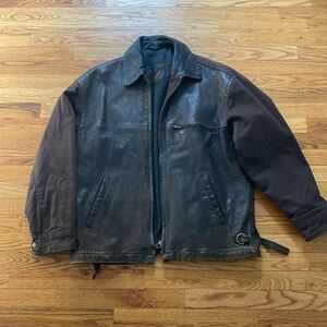 vintage harley leather jacket